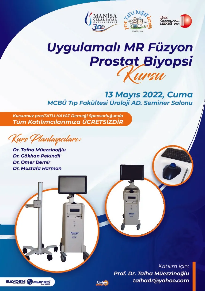 Uygulamalı MR Füzyon Prostat Biyopsi Kursu