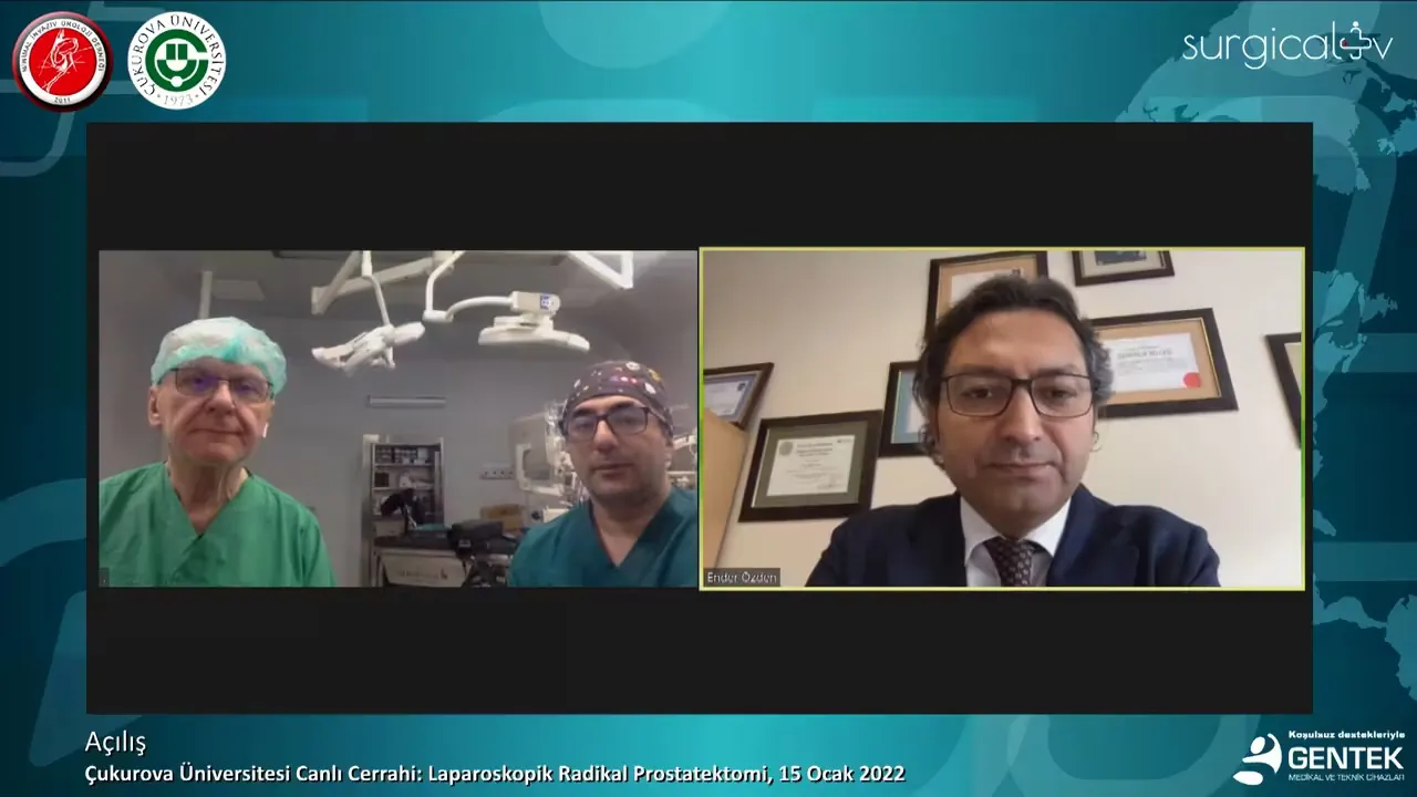 Laparaskopik Radikal Prostatektomi (Canlı Cerrahi)