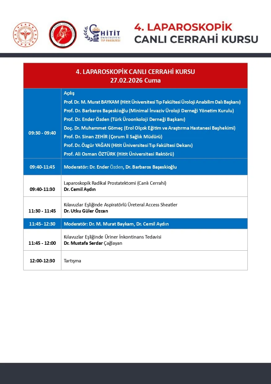 Bilimsel Program